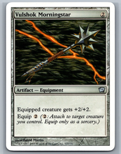 Magic The Gathering 9th Edition Vulshok Morningstar #315/350 MTG TCG CCG Ninth - Image 1