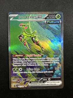 Iron Leaves ex 203/162 Sv05: Temporal Forces Holo Pokemon English - Image 1