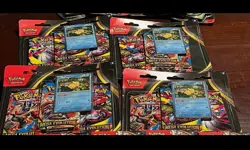 Pokemon TCG Mega Evolution 3 Pack Blister -Lot of 4 (12 Packs) IN HAND - Image 1