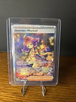 Pokemon Mega Evolution Acerola's Mischief Secret Illustration Rare, #183/132 - Image 1