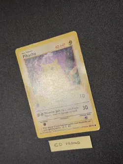 1999 Pokemon Shadowless Base Set CD Promo Pikachu 58/102 - Image 3