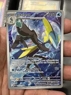 Inteleon 142/132 Mega Evolution Illustration Rare Pokemon TCG MINT 2025 holo - Image 1