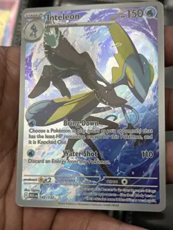 Inteleon 142/132 Mega Evolution Illustration Rare Pokemon TCG MINT 2025 holo - Image 2