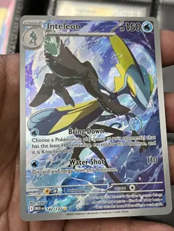 Inteleon 142/132 Mega Evolution Illustration Rare Pokemon TCG MINT 2025 holo - Image 4