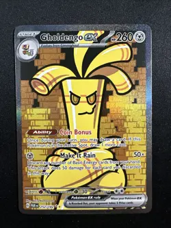 Gholdengo ex 252/182 Sv04: Paradox Rift Holo Pokemon English - Image 1