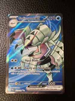 Golisopod ex 221/182 Paradox Rift Full Art Ultra Rare Pokemon PACK FRESH NM * - Image 1