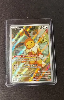 Prismatic Evolutions Pokemon Center ETB Promo -Eevee #173- Pokemon Center Stamp - Image 3