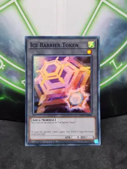 Yugioh Ice Barrier Token OP17-EN026 Super Rare NM - Image 1