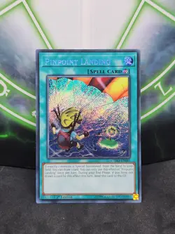Yugioh Pinpoint Landing CYHO-EN081 Secret Rare 1st Edition NM - Image 1