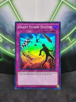 Yugioh Heavy Storm Duster COTD-EN076 Super Rare 1st Edition NM - Image 1