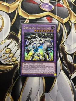 YUGIOH Dracotail Arthalion JUSH-EN006 Ultra Rare Justice Hunters 1st Ed. NM - Image 1
