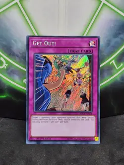 Yugioh Get Out! RIRA-EN026 Secret Rare 1st Edition NM - Image 1