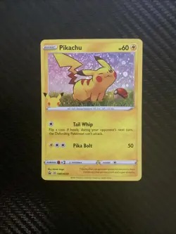 Pikachu 25th Anniversary Card SWSH039 Promo Pokemon TCG General Mills Cereal NM - Image 1