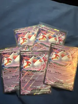 Latias EX 076/191 Double Rare Surging Sparks Holo Pokemon Card English TCG NM - Image 3