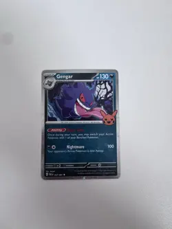 POKEMON TCG: GENGAR 057/091 2024 TRICK OR TRADE HOLO CARD NM - Image 1