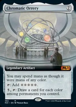 MTG English Extended Art Chromatic Orrery NM Normal Magic 2021 Core Set - Image 1
