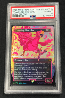 MTG Traveling Chocobo PSA 10 GEM MINT - Image 1