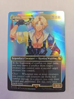 Tidus, Yuna's Guardian (Borderless) - Final Fantasy - LP MTG - Image 1