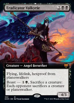 Eradicator Valkyrie (Extended Art) [Kaldheim] - Image 1