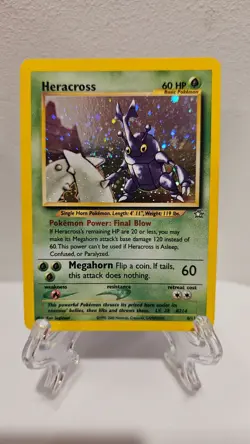 Heracross #6 Holo Pokemon Neo Genesis POKEMON 2000 NEAR MINT - Image 1