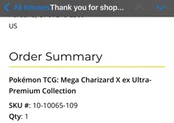 Pokemon TCG Phantasmal Flames Mega Charizard X EX UPC PRESALE - Image 3