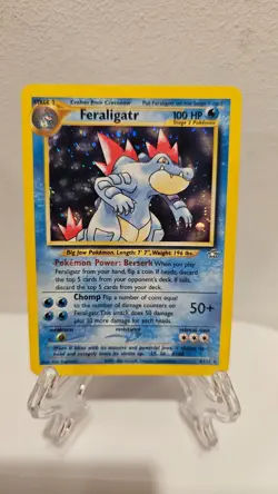 Feraligatr #4 Holo Pokemon Neo Genesis POKEMON 2000 NEAR MINT - Image 1