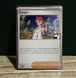 Crispin 133/142 Play! Stamp Cosmos Holo Prize Pack Series 7 Pokemon TCG NM - Image 1