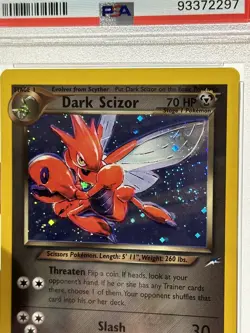 2002 Pokemon Neo Destiny - Dark Scizor Holo #9 MINT PSA 9 - Image 2