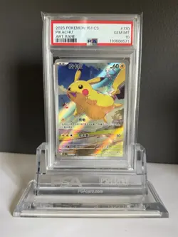 PSA 10 2025 Pokemon 151 Chinese Simplified Pikachu Art Rare 171/151 Gem Mint - Image 1