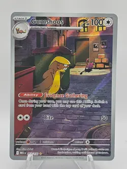 Gumshoos 153/132 Illustration Rare Pokemon Mega Evolution NM - Image 1