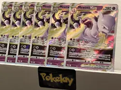 (x6) Pokemon TCG Mewtwo VSTAR Pokemon Go 031/078 Holo Ultra Rare - Image 1
