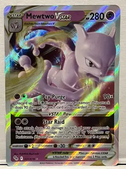 (x6) Pokemon TCG Mewtwo VSTAR Pokemon Go 031/078 Holo Ultra Rare - Image 2