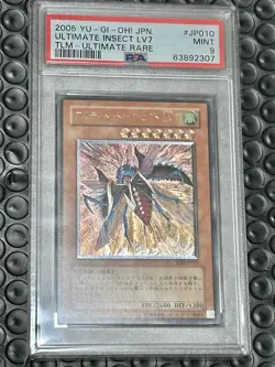 Yu-Gi-Oh 2005 Ultimate Insect LV7 Silent Swordsman lv5 ultimate rare PSA9 - Image 1