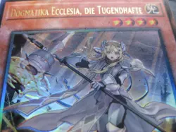 Dogmatika Ecclesia, die Tugendhafte RA01-DE020 Ultimate Rare 1. Auflage Yu Gi Oh - Image 2