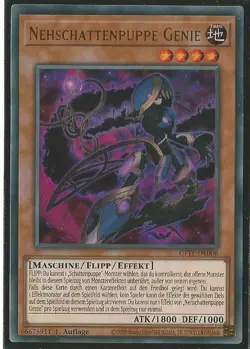 Yu Gi Oh Nehschattenpuppe Genie 1.Auflage GFTP-DE006 MINT - Image 1