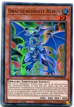 Yu-GI-OH Dracheneinheit Remus Ultra Rare GFTP-DE038 NEU! - Image 1