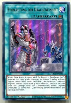 Yu-GI-OH Einberufung der Dracheneinheit Ultra Rare GFTP-DE039 NEU! - Image 1