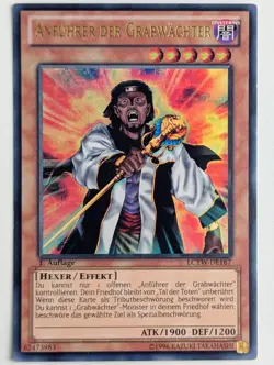 Anfuhrer der Grabwachter LCYW-DE187 Ultra Rare 1. Auflage Deutsch EX YUGIOH - Image 1