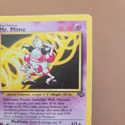 Pokemon TCG Jungle Mr. Mime Non-Holo Card 22/64 Unlimited 1999 WOTC - Image 5