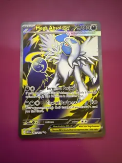 Mega Absol EX 161/132 Full Art NM/M Mega Evolution Pokemon Card - Image 1