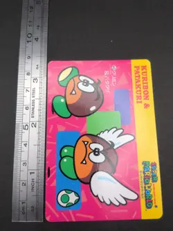 Goomba Paragoomba #40 Super Mario World BROS Card BANPRESTO Nintendo 1992 TCG B1 - Image 4