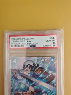 PSA 10 V-Jump Promo Trafalgar Law One Piece Giapponese Card Game Mint - Image 2