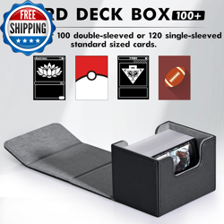 Card Deck Box for Trading Cards MTG Commander Deck Box Holds 120... - Image 2