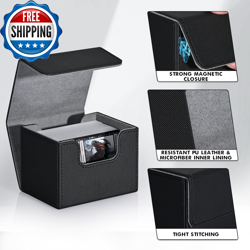 Card Deck Box for Trading Cards MTG Commander Deck Box Holds 120... - Image 4
