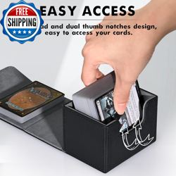 Card Deck Box for Trading Cards MTG Commander Deck Box Holds 120... - Image 5
