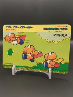Cape Koopa #7 Super Mario World BROS Card TOP SUN Nintendo 1992 Japan TCG CCG C1 - Image 1