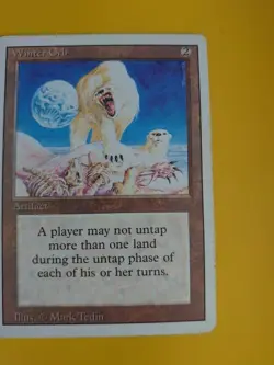 Winter Orb/ Artifact Magic the Gathering Card. Revised. Old Vintage. - Image 2