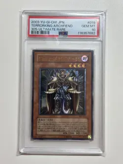 YuGiOh Genocide King Demon PSA10 Ultimate Rare Japanese Card 305 019 - Image 1