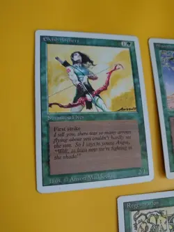 Regeneration, Shanodin Dryads,Elivhs Archers MTG 3 Card. Revised. Old Vintage. - Image 4