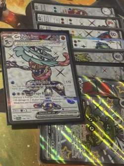 9 Card Lot Greninja Ex Tyranitar Ex Shiny TCG Pokemon Cards NM. Free Shipping - Image 1